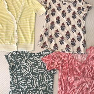 Lot of 4 Ann Taylor Loft Tops
